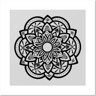 Ornamental Lotus Mandala Posters and Art